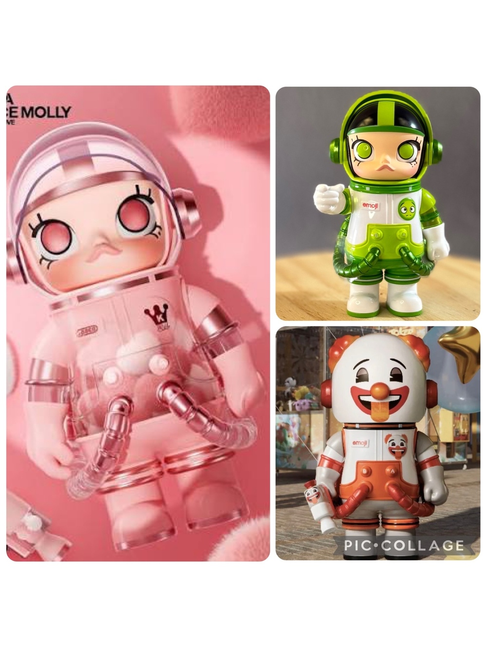 Pop Mart Mega Space Molly 100% Bundle of 3